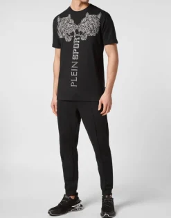 T-shirts^Plein Sport T-shirt Round Neck SS Tiger