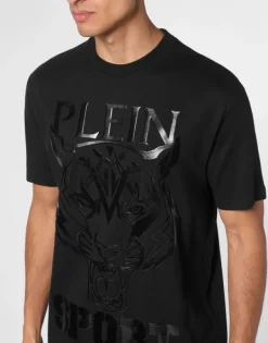 T-shirts^Plein Sport T-shirt Round Neck SS Tiger
