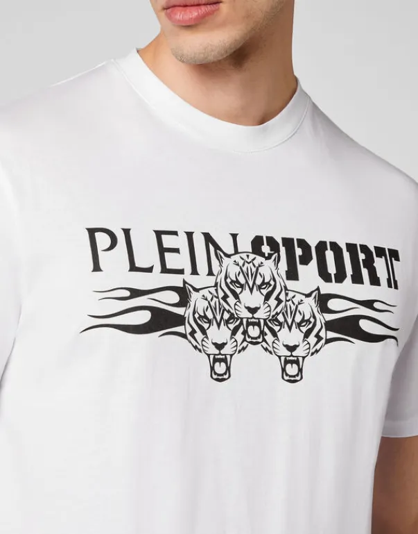 T-shirts^Plein Sport T-shirt Round Neck SS Tiger