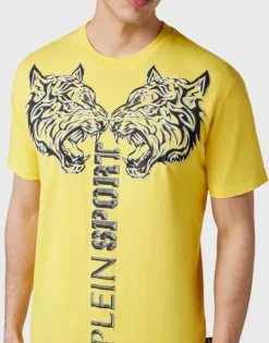 T-shirts^Plein Sport T-shirt Round Neck SS Tiger