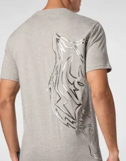 T-shirts^Plein Sport T-shirt Round Neck SS Tiger