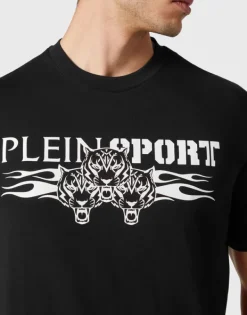T-shirts^Plein Sport T-shirt Round Neck SS Tiger