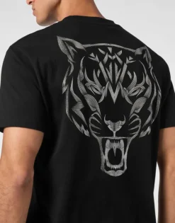 T-shirts^Plein Sport T-shirt Round Neck SS Tiger