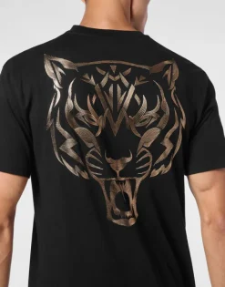 T-shirts^Plein Sport T-shirt Round Neck SS Tiger