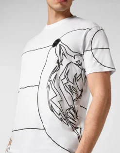 T-shirts^Plein Sport T-shirt Round Neck SS Tiger