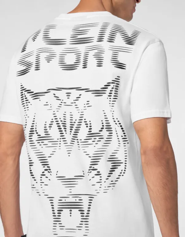 T-shirts^Plein Sport T-shirt Round Neck SS Tiger