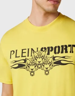 T-shirts^Plein Sport T-shirt Round Neck SS Tiger