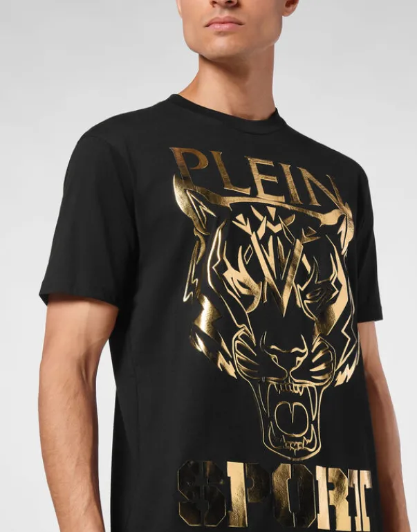 T-shirts^Plein Sport T-shirt Round Neck SS Tiger